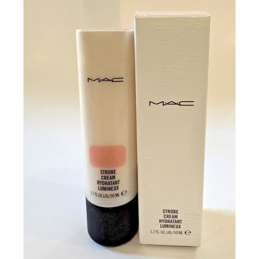MAC Strobe Cream Pinklite 1.7 oz 50ml Illuminating Moisturizer Highlighter